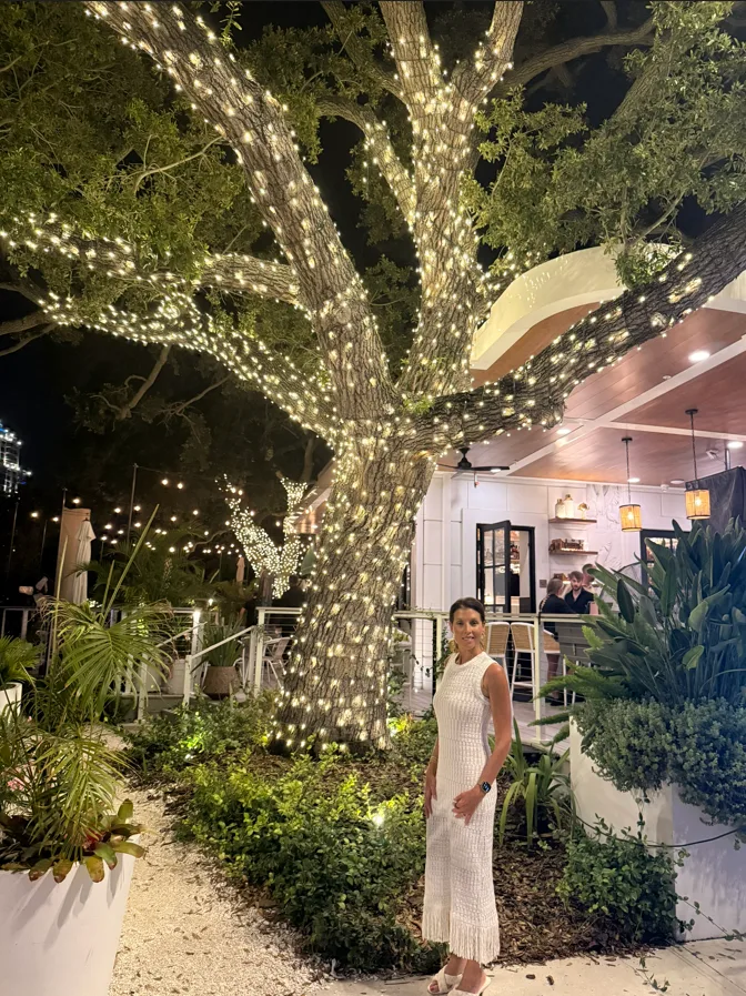 Woman in Caribbean