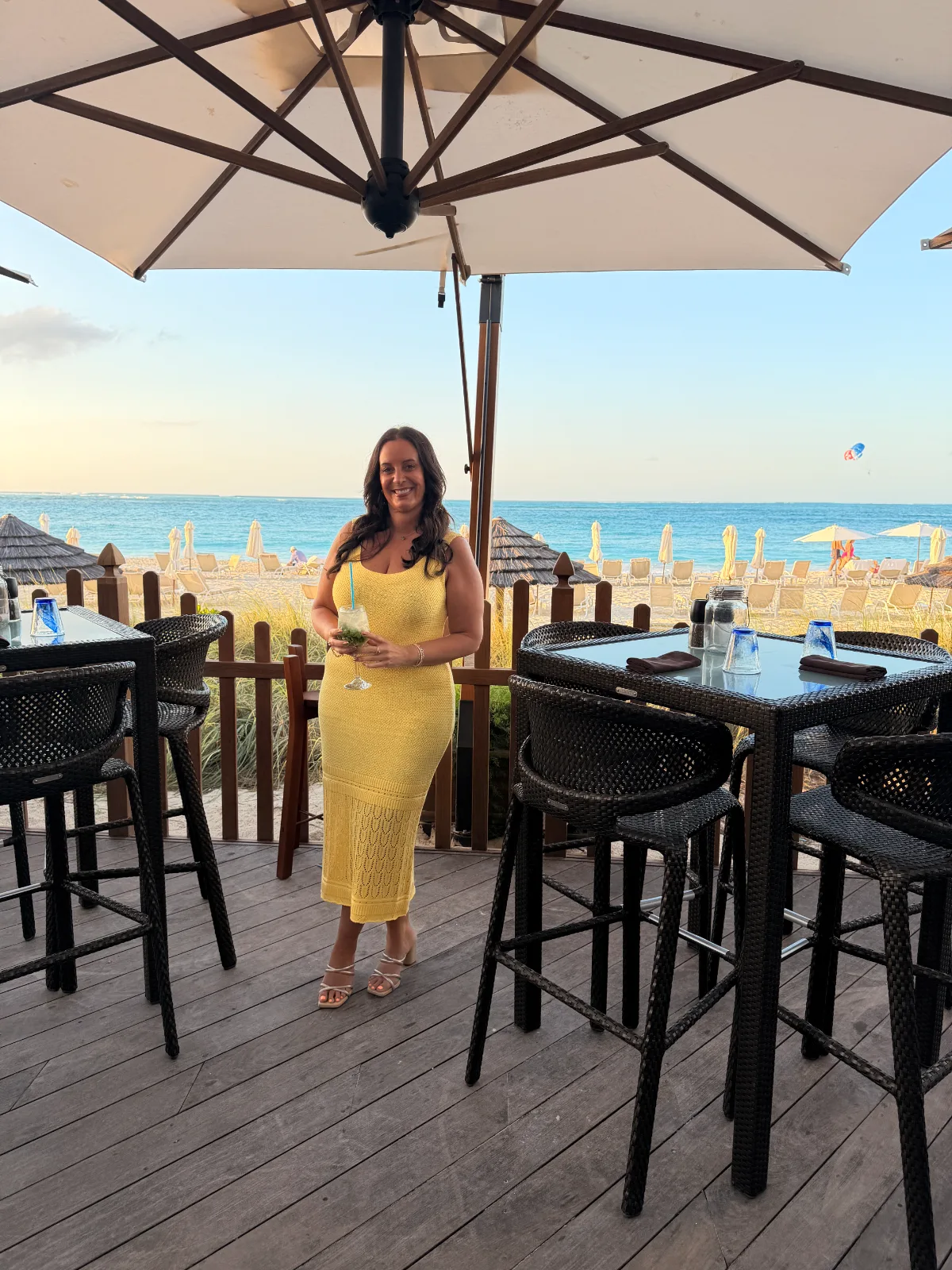 Jennifer Byrne in Turks and Caicos at Seven Stars Resort